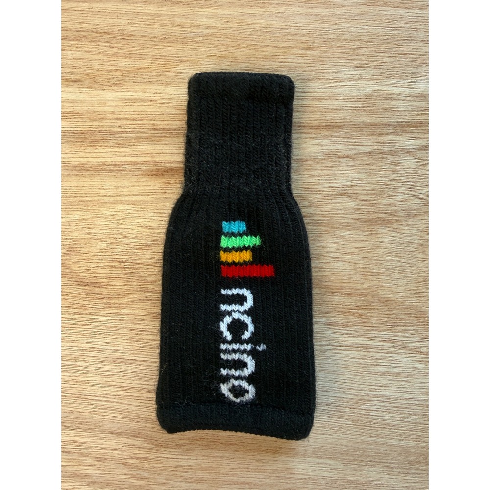 FREAKER nCino Bottle Insulator Sleeve Unisex Black Knit Logo One Size
